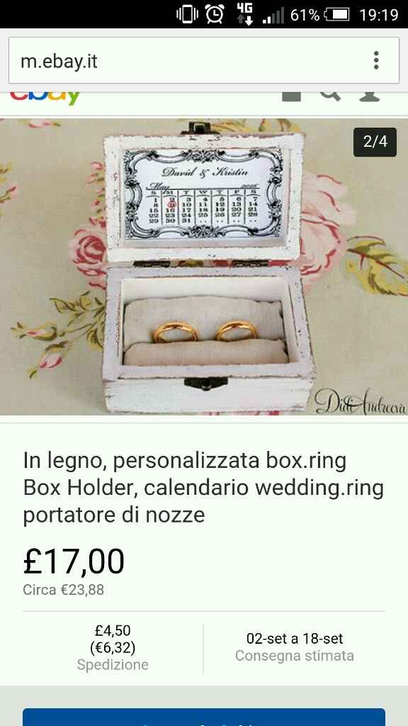 A - 32 ecco la mia scatola portafedi! - 1