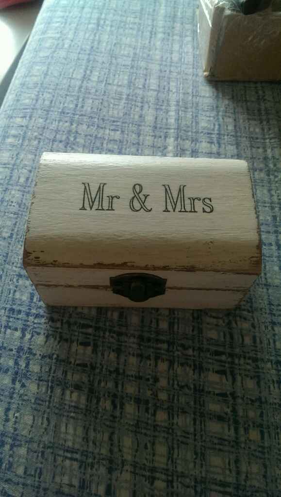 Arrivata la scatola porta fedi!!! - 2