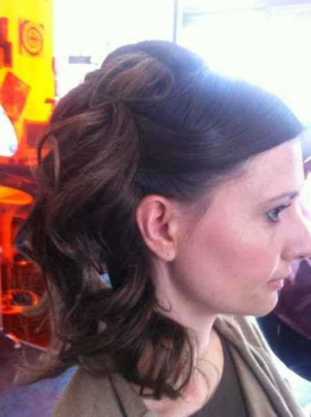 Acconciatura x prima prova abito - 2