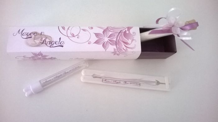 partecipazione ventagli e bolle sapone