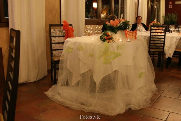 tavolo sposi