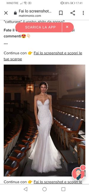 Fai lo screenshot e scopri il tuo abito da sposa - 1