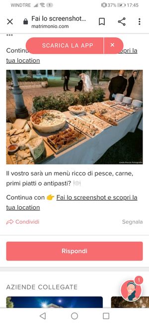 Fai lo screenshot e scopri il tuo menù - 1