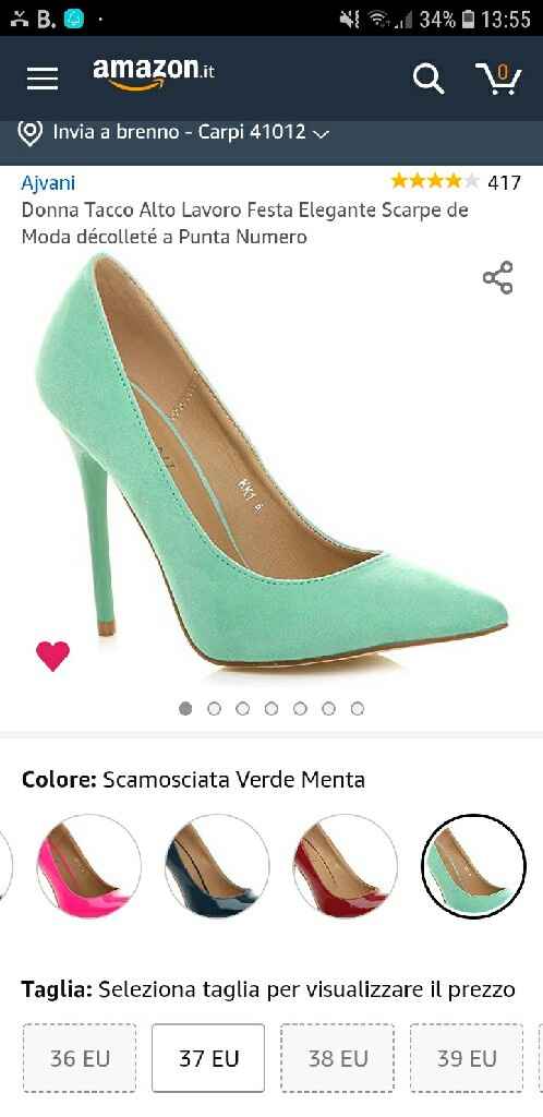 Scarpe da sposa colorate! 💚 - 1