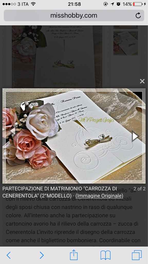 Bomboniera e partecipazione tema disney - 1