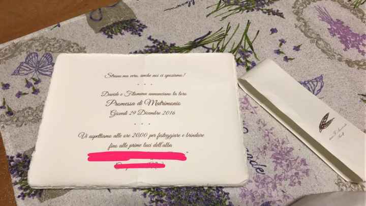 Inviti dimensioni e ceralacca - 1