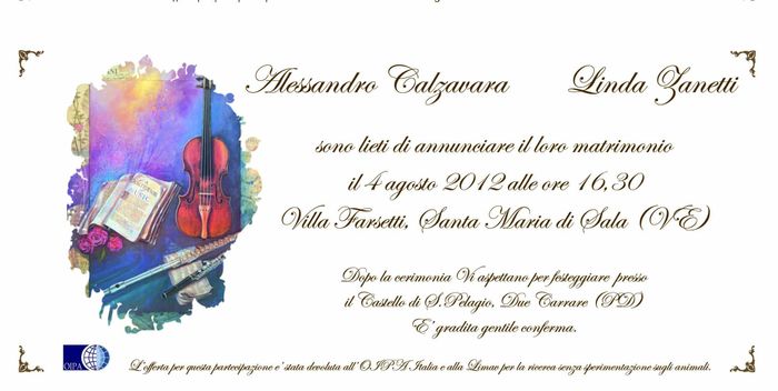 partecipazione con invito