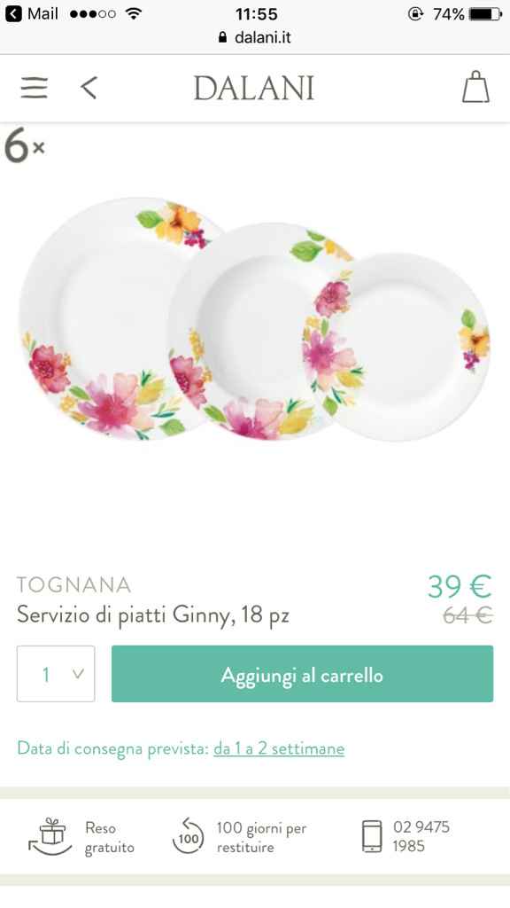 Servizio di piatti - 1