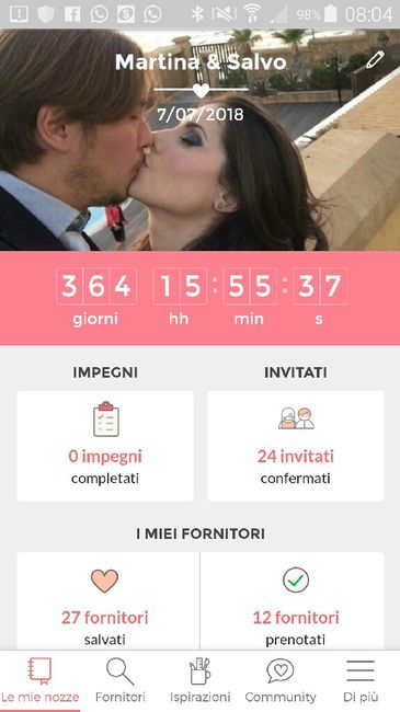 Oggi 7 luglio sono -364 giorni al nostro siiiiii 😍😍😍😍 - 1