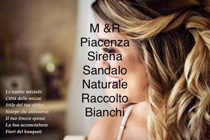 Condividi il tuo identikit sposa - 1