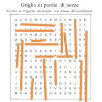 🌈 Griglia di parole di nozze 🌈 - 1