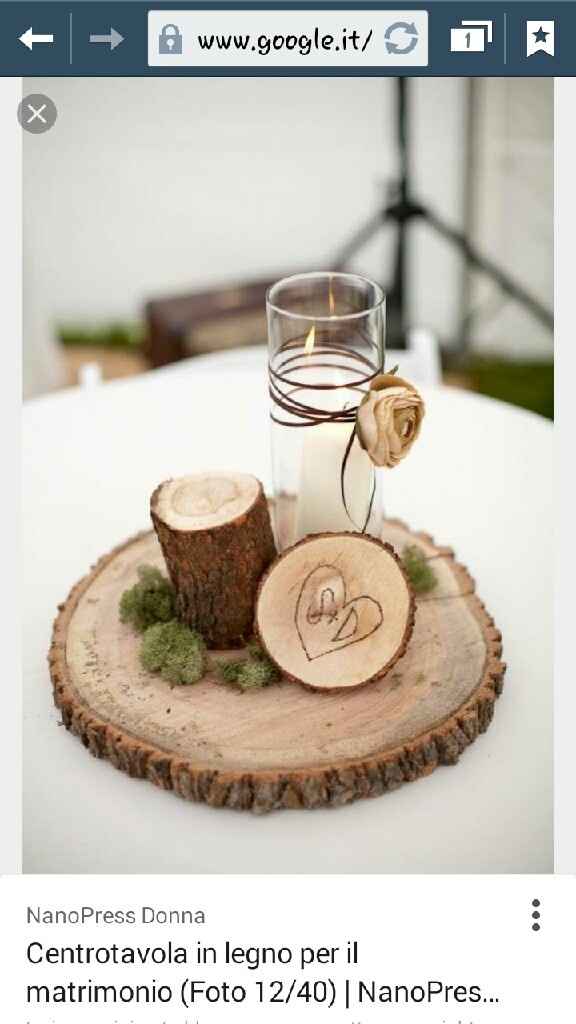 Centrotavola legno - 1