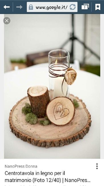 Centrotavola legno - 1