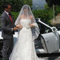 arrivo davanti chiesa