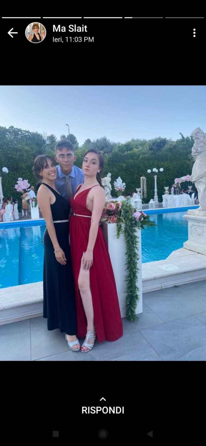 9 luglio 2022 dopo 6 anni abbiamo detto Sì! Mia figlia è stata la mia testimone mio mi ha accompagna