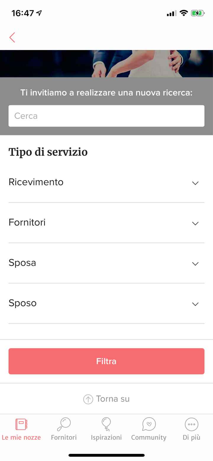 Condividi lo screenshot dei tuoi fornitori - 1