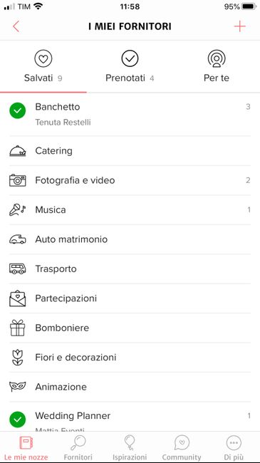 Condividi lo screenshot dei tuoi fornitori - 1