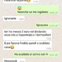Condividi lo screenshot dell'ultimo messaggio che vi siete inviati - 1