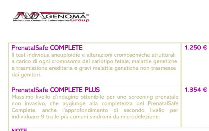 Prenatal Safe+ Genesafe+ Genescreen - 1