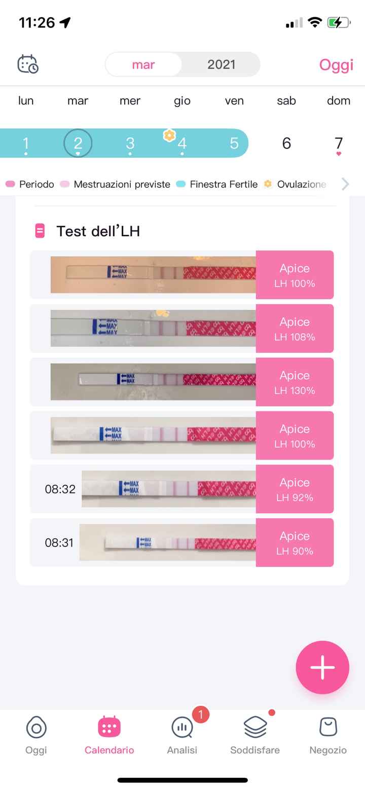 11 giorno ciclo e test ovulazione - 2