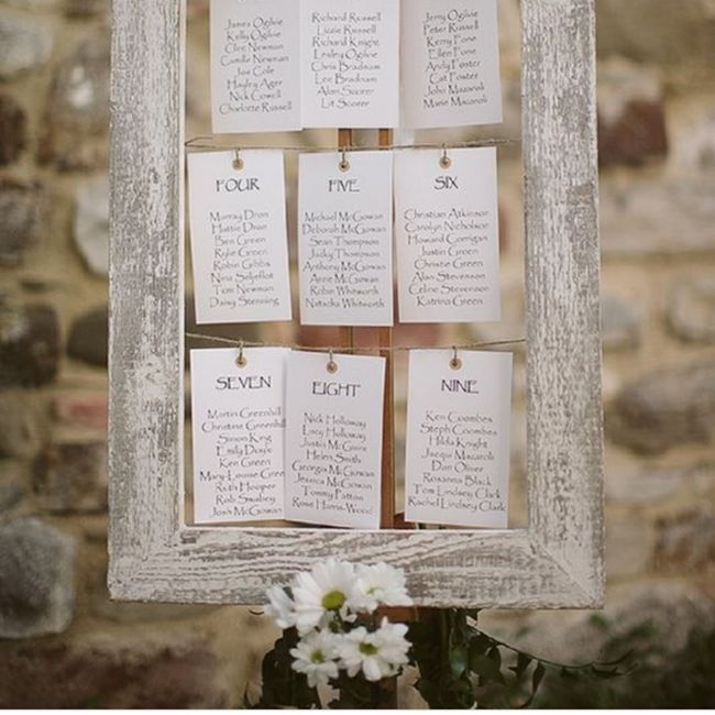 Tableau mariage - 1