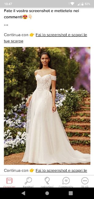 Fai lo screenshot e scopri il tuo abito da sposa - 1