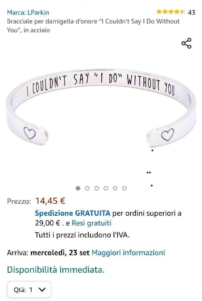 Bracciale per chiederle di farmi da testimone!!! - 1