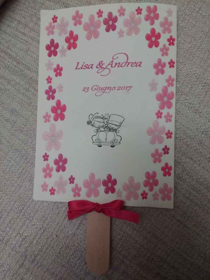 Ventaglietto per invitati