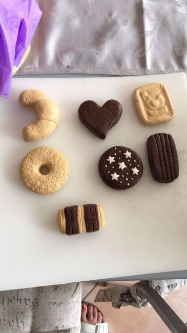 Biscotti per tableau de mariage