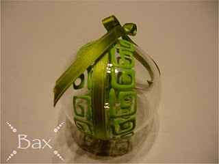 segnaposto natale sfera