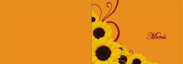 Menù di girasoli