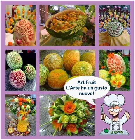 frutta decorata