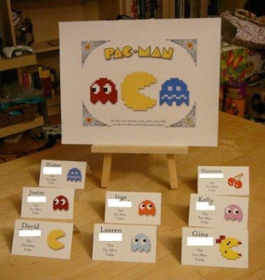 segnaposto pac man
