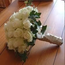 Bouquet di rose bianche