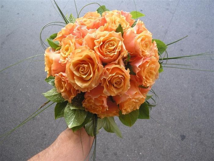 Bouquet arancioni