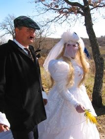 Ecco la sposa di carnevale ahaha