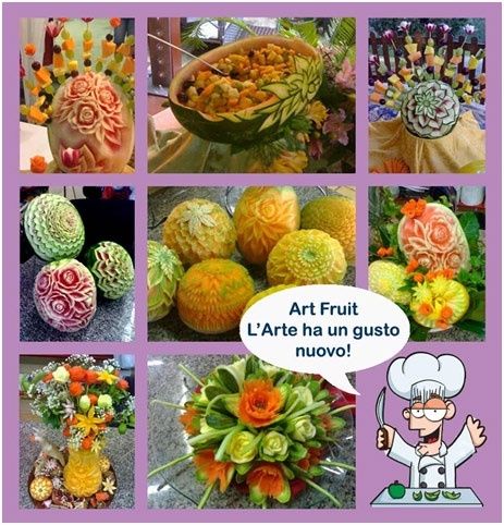 frutta decorata