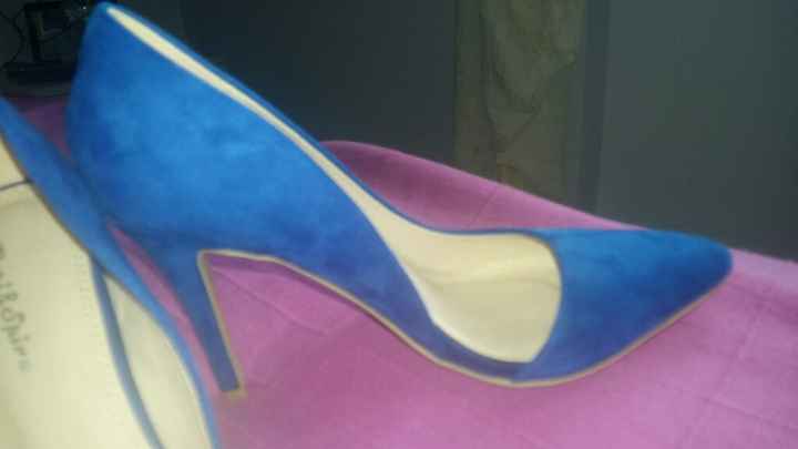 Le mie scarpe da sposa colorate: blu - 2