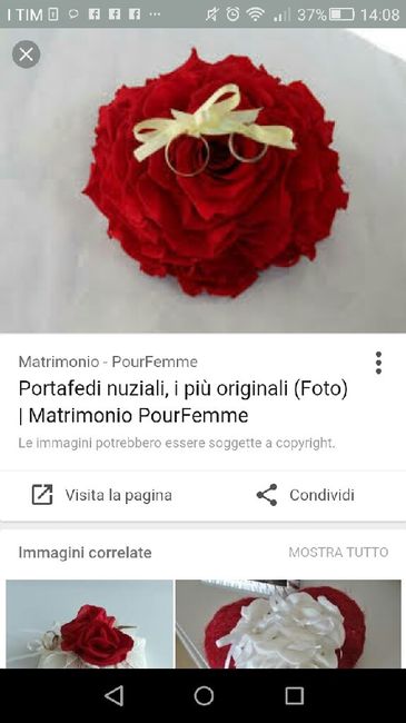 Cuscino porta fedi - 4