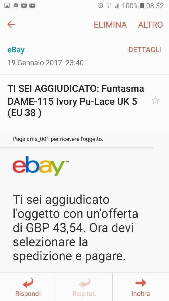 Le mie scarpe vinte all'asta - 1