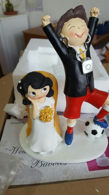 Cake topper sposini torta - 1