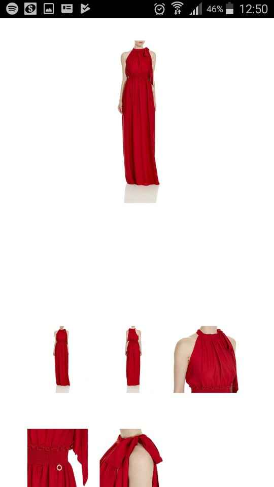  Outfit vestito rosso - 1