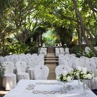 l'allestimento della cerimonia