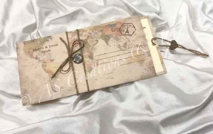 Che ne pensate di questa partecipazione? Noi vorremmo fate tema viaggio - 1