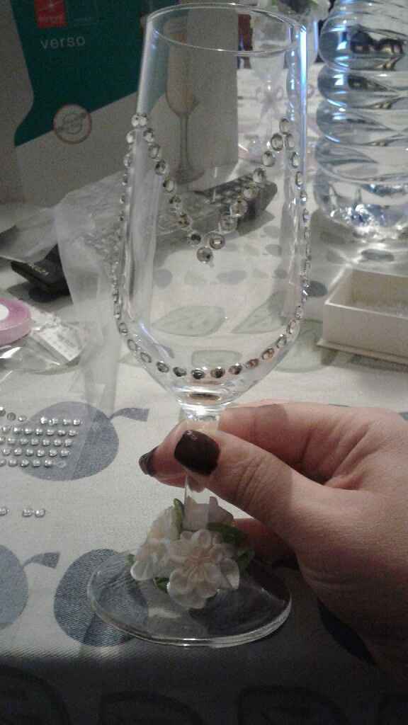 I miei bicchieri da brindisi fatti da me - 1