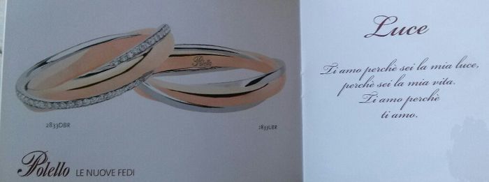 Quali fedi avete scelto? - 1