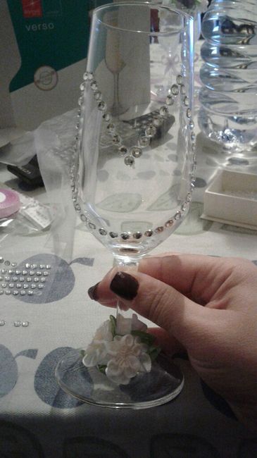 I miei bicchieri da brindisi fatti da me - 1