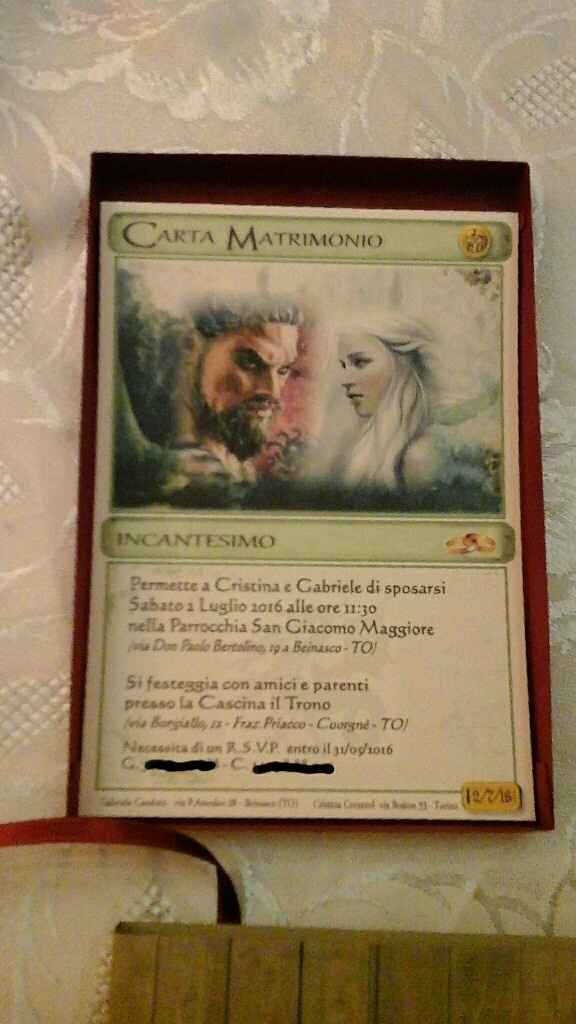 Le nostre partecipazioni molto poco tradizionali!!! - 3