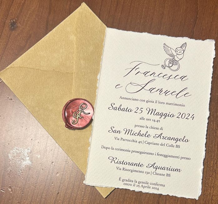 Sono arrivate le partecipazioni 1