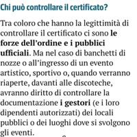 ⚠️ Green Pass, dpcm firmato, portale attivo... - 1